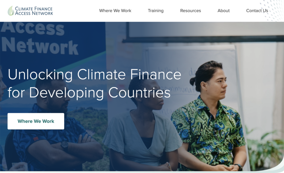 Unlocking climate finance for developing countries